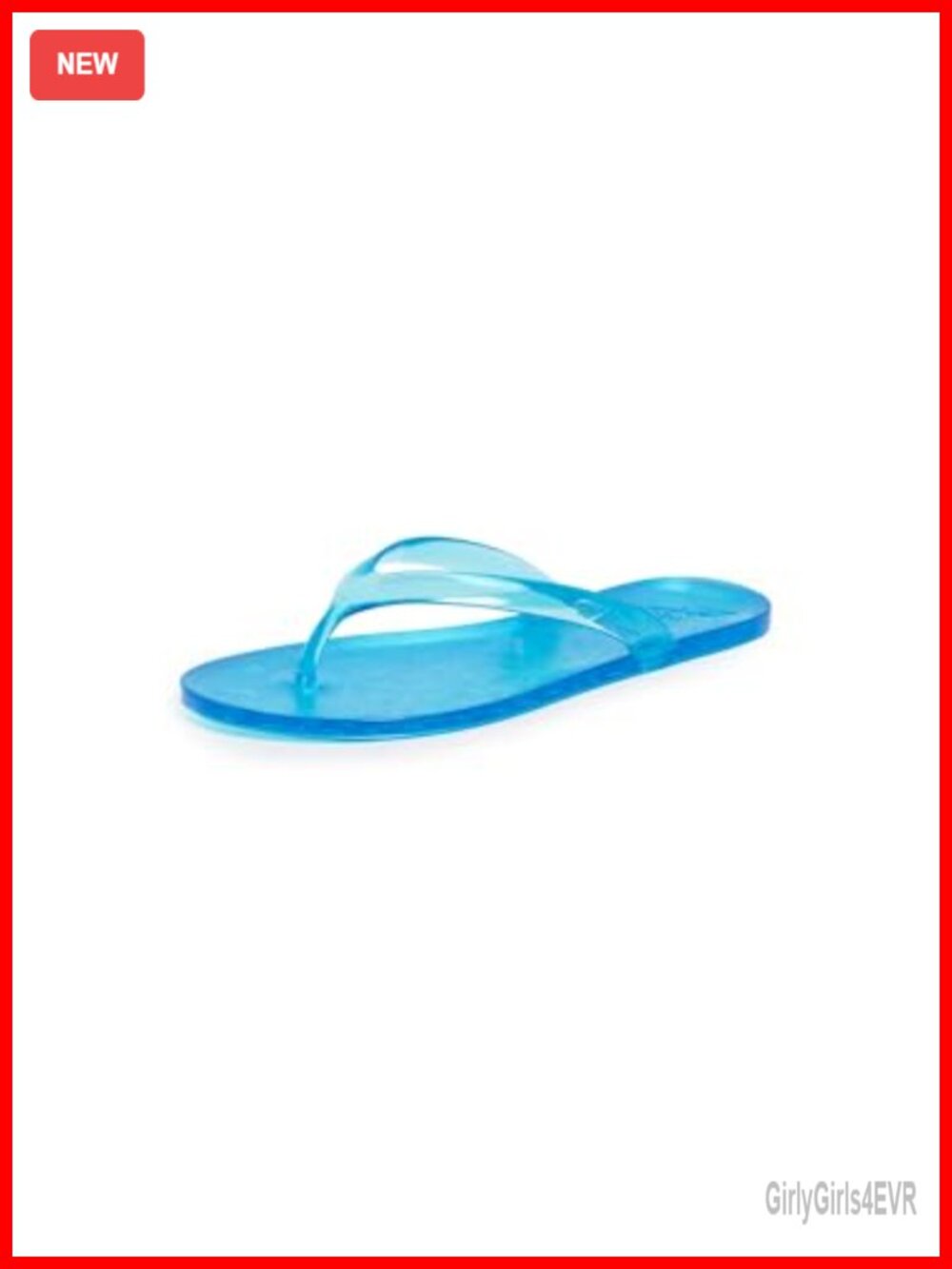 Women's PVC Slip-On Flat Slingback Sandals
